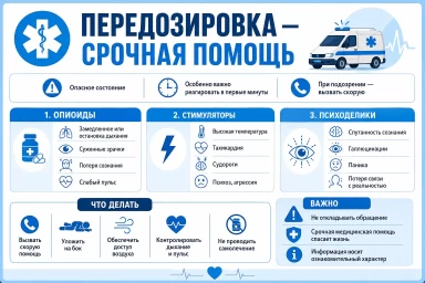 Помощь при передозировке в Нижней Туре